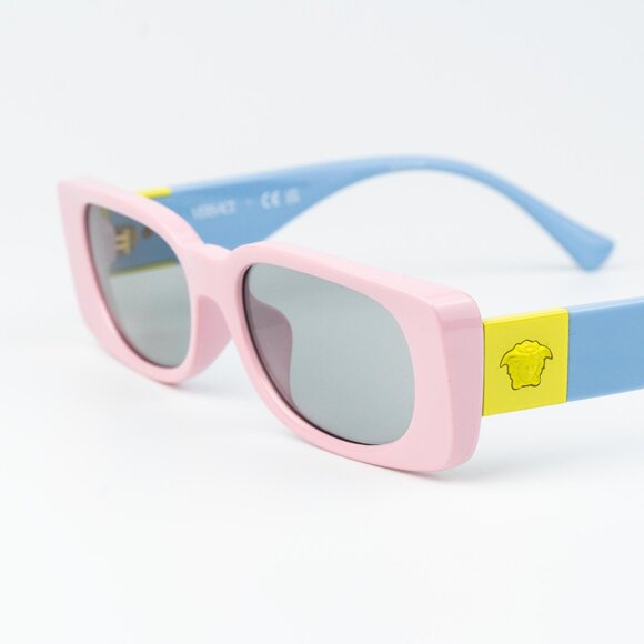 Versace KIDS Sunglasses Pink Grey Rectangle VK4003U 5440CV NEW AUTHENTIC - Picture 6 of 11